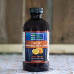 Blue Ice – Fmtd Skate Liver Oil – Spicy Orange – 6 oz