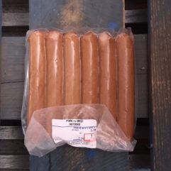 Hot Dogs – Pork & Beef –  per lb