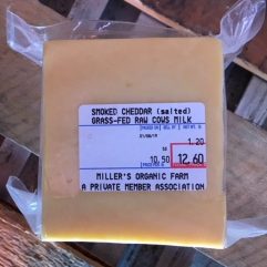 Smoked Cheddar – A2/A1 – Salted – per block