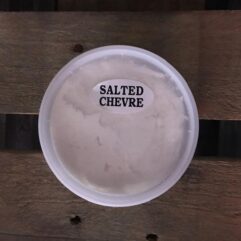 Goat Soft Chevre Cheese – SALTED – 8 oz