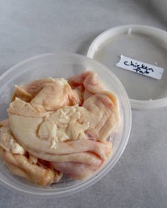 Raw Chicken Skin – per lb