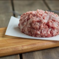 Ground Ham & Bacon – Cured & Salted – per lb