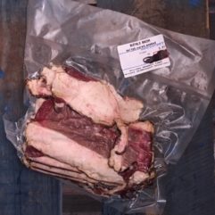 Buffalo Bacon, Cured/Salted & Smoked – per pack
