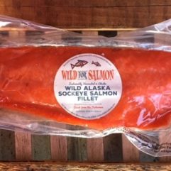 WHOLE Salmon Fillet – SMALL – frozen – per lb