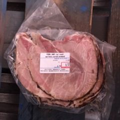 Cured Ham – Sliced & Salted – per lb
