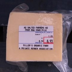Farmers Cheese – A2/A2 – Salted – per block