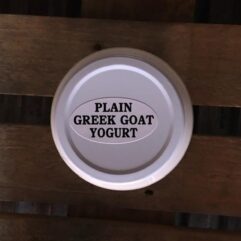 Goat Greek Yogurt – Plain – Glass – PINT