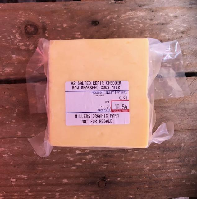 Kefir Cheddar – A2/A2 – Salted – per lb